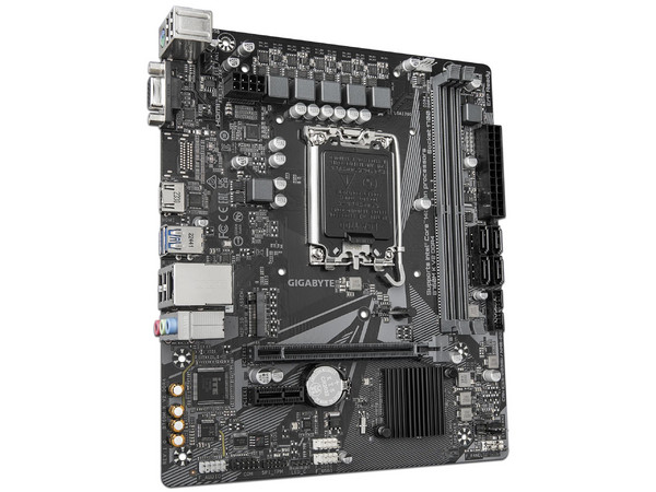 T. Madre GIGABYTE B760M K V2 DDR4, 
Chipset Intel B760, Soporta: Procesadores Intel 14ª, 13ª y 12ª Generación, Socket LGA1700,
Memoria: DDR4 3200/3000/2933 MHz, 64GB Max,
Integrado: Audio HD, Red GbE, HDMI, Micro-ATX,
Ptos: 1xPCIE4.0x16, 1xPCIE3.0x1.