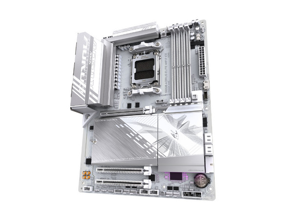 T.Madre Gigabyte AORUS ELITE WIFI7 ICE: Chipset AMD B850, 
Soporta: Procesadores AMD Ryzen de 8va y 9na Generación, AM5, 
Memoria DDR5 7800/6200/4800 MHz, 128GB Max, 
Integrado: Audio HD, Red, Wi-Fi 7, SATA 3.0, 
ATX, Ptos: 1xPCIE5.0x16.