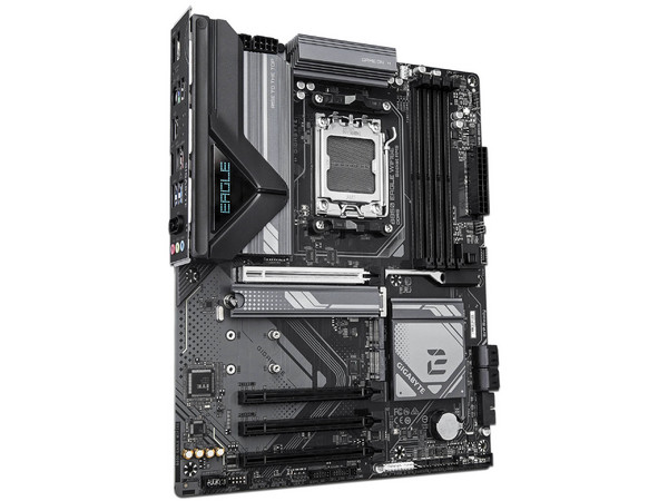 T. Madre Gigabyte B850 Eagle WiFi 6E,
Chipset B850,
Segmento: Alto/Gamer,
Soporta: Procesadores AMD Ryzen 8000, Socket AM5,
Memoria: DDR5 hasta 8200MHz,
Wi-Fi 6, Bluetooth 5.3, Audio HD,
Puertos: USB, SATA, M.2,
Factor de forma: ATX, Ptos: PCIe 5.