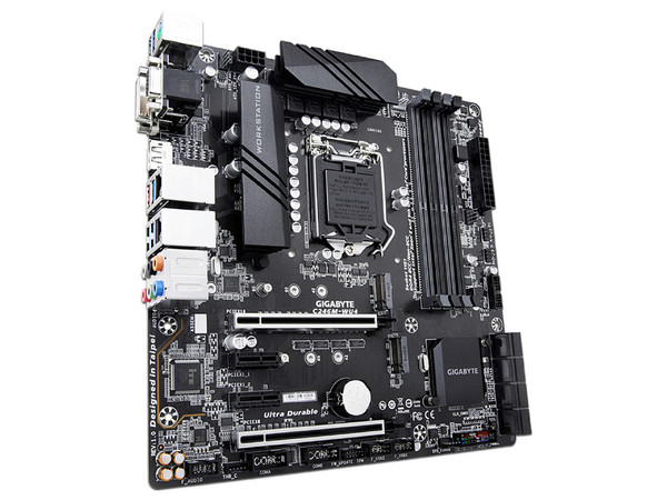 T. Madre Gigabyte C246M-WU4, Chipset Intel C346M,
Soporta: Intel Xeon E / 8va y 9na Generación de Intel Core, 128GB Max,
Integrado: Audio HD, Red,
USB 3.1 y SATA 3.0, M.2,
ATX, Ptos: 2xPCIEx16, 2xPCIEx1.