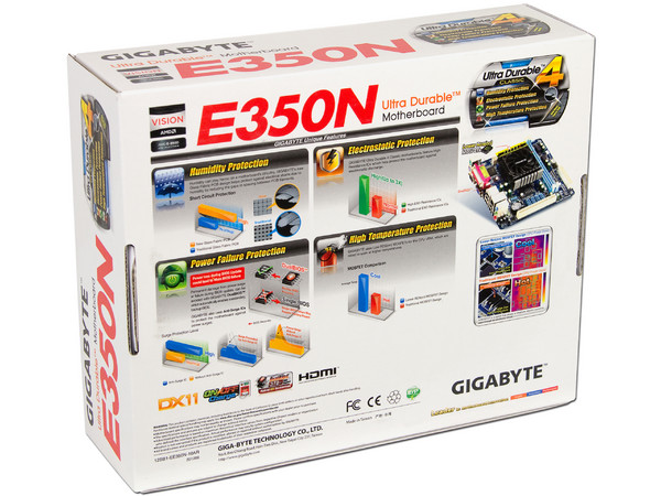 T. Madre Gigabyte E350N, Chipset AMD A45 FCH,
Procesador Integrado AMD E-350D (1.6GHz),
Integrado: Video Radeon HD 6310,
SATA 3.0,
Memoria: DDR3 1333(O.C.)/1066 MHz,
Mini ITX, Ptos: 1xPCI.
