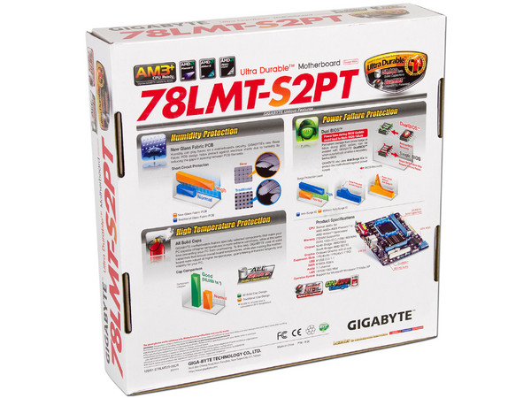 T. Madre Gigabyte 78LMT-S2PT, ChipSet AMD 760G,
Soporta: FX, Phenom II/ Athlon II Socket AM3+,
Memoria: DDR3 1333(O.C.)/1066/800 MHz, 16 GB Max,
Integrado: Audio HD, Red,
Micro-ATX, Ptos: 1xPCIEX16, 1xPCIEX1