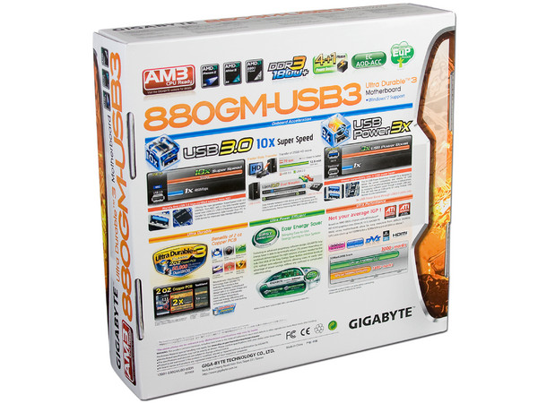 T. Madre Gigabyte GA-880GM-USB3, ChipSet AMD 880G,
Soporta: Phenom II X4 y X6 de Socket AM3,
USB 3.0, Memoria: DDR3 1800(OC)/1666/1333MHz,
Ptos: 1xPCIEX16, 1xPCIEX1, 2xPCI