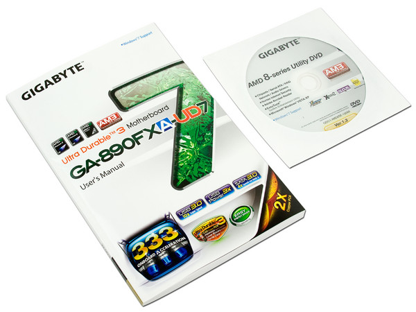 T. Madre Gigabyte GA-890FXA-UD7, ChipSet AMD 890FX,
Soporta: Phenom II X6 y X4 de Socket AM3,
Integrado: Audio HD, Red 10/100/1000 Mbit,
Memoria: DDR3 2000(OC)/1333/1066MHz,
Diseño XL-ATX, Ptos: 6xPCIEX16,1xPCI   