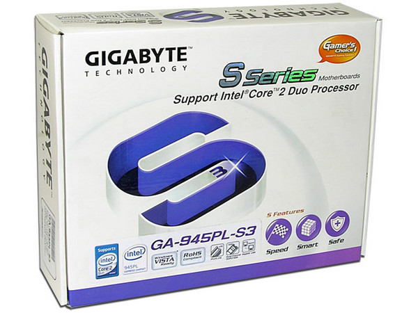 T. Madre Gigabyte GA-945PL-S3, ChipSet Intel 945PL,
Soporta: LGA 775 Pentium 4, D, Core2Duo, 533/800MHz,
Integrado: Audio Realtek 8 Canales, Red,
Memoria: DDR2 533/400, 4 Bancos, 2GBMax,
Diseño: ATX, Ptos: 1xPCI Express x16,
3xPCI Express x1, 3xPCI