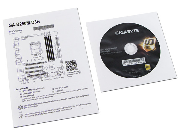 T. Madre GIGABYTE GA-B250M-D3H, ChipSet Intel B250,
Soporta: Intel Core i7 / i5 / i3 / Pentium de 6ta y 7ma gen.., de Socket 1151,
Memoria: DDR4 2400(O.C.) / 2133 MHz, 64GB Max,
Integrado: Audio HD, Red, 
Micro-ATX, Ptos: 2xPCIEx16, 1xPCIE.