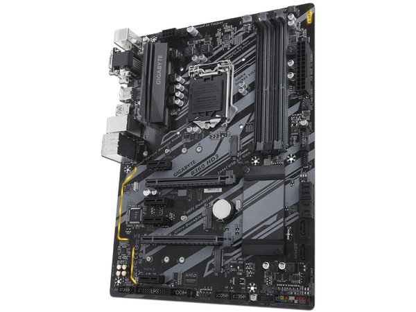 T. Madre Gigabyte B360 HD3, Chipset Intel B360,
Soporta: Intel Core i7 / i5 / i3 de 8va Gen., Socket 1151,
Memoria: DDR4 2666/2400/2133 MHz, 64GB Max,
Integrado: Audio HD, Red,
USB 3.1 y SATA 3.0, M.2,
ATX, Ptos: 2xPCIEx16