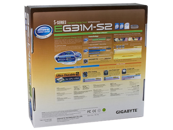 T. Madre Gigabyte EG31M-S2, ChipSet Intel G31,
Soporta: Cel.400, DualCore/2Duo/Quad, 1333/1600MHz,
Memoria: DDR2 667/800/Mhz, 2 Bancos, 4GB Max,
Integrado: Audio 7.1, Red 100/1000, Video GMA 3100,
Diseño: MicroATX, Ptos: 1xPCEx16, 1xPCE, 2xPCI 