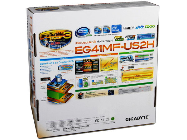 T. Madre GIGABYTE EG41MF-US2H, ChipSet Intel G41,
Soporta: Core 2 Quad, Core 2 Duo, 1333/1066MHz,
Integrado: Audio HD, Red, Video Intel GMA X4500,
Memoria: DDR2 1066(OC)/800, 4 Bancos, 8GB Max,
Diseño: MicroATX, Ptos: 1xPCEx16, 1xPCEx1, 2xPCI