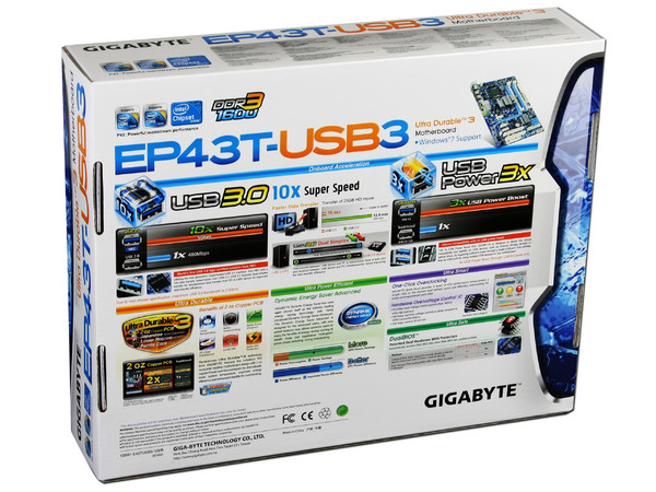 T. Madre GIGABYTE GA-EP43T-USB3, ChipSet Intel P43 Exp,
Soporta: Core 2 Quad, Core 2 Duo, 800/1066/1333MHz,
Integrado: Audio HD, Red 10/100/1000 Mbit,
Memoria: DDR3 1600/1333/Mhz, 4 Bancos, 16GBMax,
Diseño: ATX, Ptos: 1xPCEx16, 3xPCEx1, 2xPCI