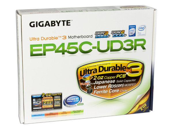 T. Madre GIGABYTE EP45C-UD3R, ChipSet Intel P45 Exp.,
Soporta: Core 2 Quad, Core 2 Duo, 800/1066/1333MHz,
Integrado: Audio HD, Red 10/100/1000 Mbit,
Memoria: DDR2 1333MHz, DDR3 2000MHz,
Diseño: ATX, Ptos: 1xPCEx16, 3xPCEx1, 3xPCI