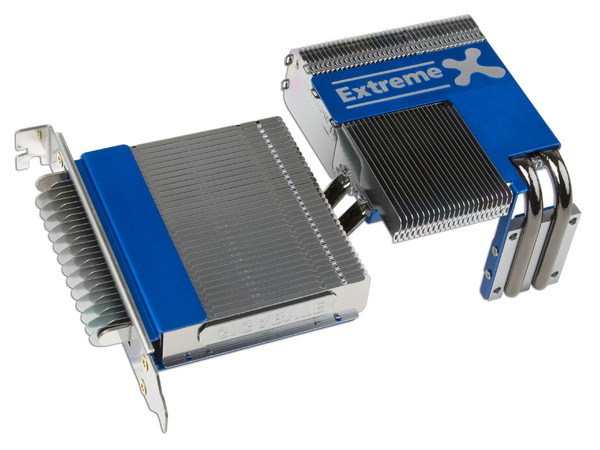 T. Madre GIGABYTE GA-EX58-EXTREME, ChipSet X58 Express,
Soporta: Core i7 920, 940, 965, QPI 4.8/6.4 GT/s,
Integrado: Audio 7.1, Red 10/100/1000,
Memoria: DDR3 2100+/1333/1066MHz, 24GB Max,
ATX, Soporta Triple CrossFireX y Triple SLI