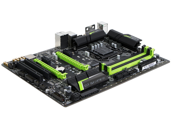 T. Madre Gigabyte G1.Sniper B7, ChipSet Intel B150 Exp.,
Soporta: Core i7/i5/i3/Pentium de Socket 1151,
Memoria: DDR4 2133 MHz, 64GB Max,
Integrado: Audio HD, Red,
USB 3.0 y SATA 3.0,
ATX, Ptos: 2xPCIEX16, 2xPCIEX1, 2xPCI