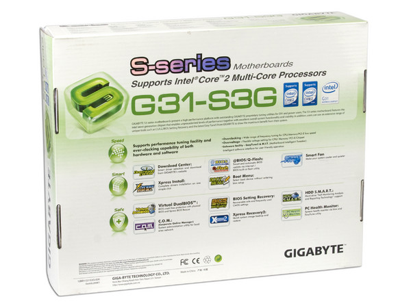 T. Madre Gigabyte GA-G31-S3G, ChipSet Intel G31 Exp.,
Soporta: Core 2 Quad, Core 2 Duo, 800/1066/1333MHz,
Integrado: Audio HD, Red, Video Intel,
Memoria: DDR2 800/1066, 2 Bancos, 4GB Max,
Diseño: ATX, Ptos: 1xPCEx16, 3xPCEx1, 3xPCI