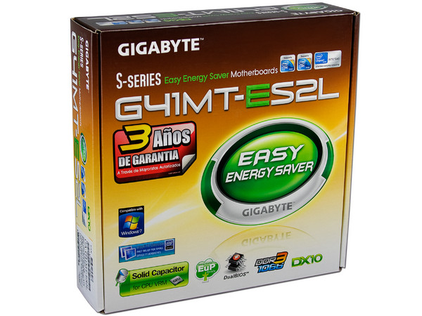 T. Madre GIGABYTE G41MT-ES2L, ChipSet Intel G41,
Soporta: Core 2 Quad, Core 2 Duo, 1333/1066MHz,
Integrado: Audio HD, Red, Video Intel GMA X4500,
Memoria: DDR3 1333(OC)/1066, 2 Bancos, 4GB Max,
Diseño: MicroATX, Ptos: 1xPCEx16, 1xPCEx1, 2xPCI