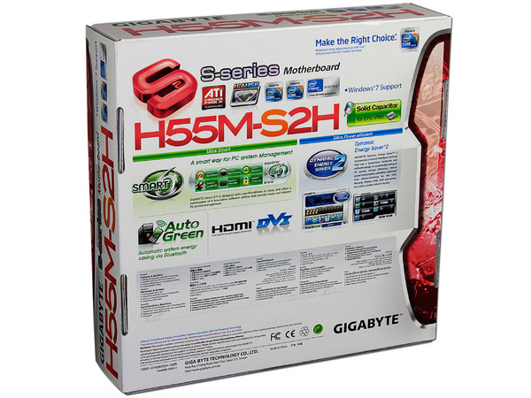 T. Madre Gigabyte GA-H55M-S2H, ChipSet Intel H55 Exp.,
Soporta: Core i7, Core i5 y Core i3 de Socket 1156,
Integrado: Audio 5.1, Red 10/100/1000,
Memoria: DDR3 2200+/1800MHz, 8GB Max,
mATX, Ptos: 2xPCEX16, 2xPCI