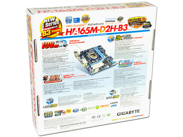 T. Madre Gigabyte GA-HA65M-D2H-B3, ChipSet Intel H61 Exp.,
Soporta: Core i7/i5/i3 de Socket 1155,
USB 3.0 y Serial ATA 3.0,
Memoria: DDR3 1333/1066MHz, 16GB Max,
Micro-ATX, Ptos: 1xPCIEx16, 1xPCIEx1, 2xPCI