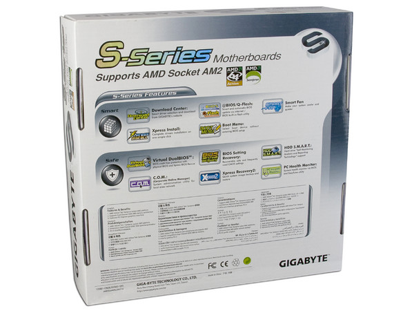 T. Madre Gigabyte GA-M61PME-S2, ChipSet nForce 430,
Soporta: Phenom, Athlon 64/Athlon 64 X2, Socket AM2,
Integrado: Video NVIDIA, Audio HD, Red 10/100,
Memoria: 2x DDR2, Max. 8GB, Diseño MicroATX,
Ptos: 1xPCI-E X16, 1xPCI-E X1, 2xPCI