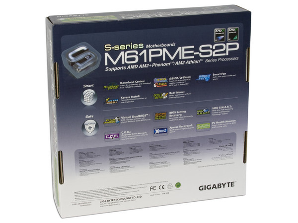 T. Madre Gigabyte GA-M61PME-S2P, ChipSet nForce 430,
Soporta: Phenom I y II, Athlon 64X2, Socket AM2+,
Integrado: Video NVIDIA GF 6100, Audio HD, Red,
Memoria: DDR2 1066/800Mhz, Max. 8GB, Diseño MATX,
Ptos: 1xPCIEX16, 1xPCIEX1, 2xPCI