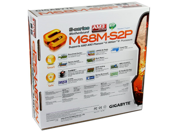 T. Madre Gigabyte GA-M68M-S2P rev 2.3, ChipSet nForce 630a,
Soporta: Phenom I y II, Athlon, Soporta AM2+ y AM3,
Integrado: Audio HD, Red 10/100, Video NVIDIA 7025,
Memoria: 2xDDR2 1066Mhz, Max.8GB, Diseño mATX,
Ptos: 1xPCIEX16, 1xPCIEX1, 2xPCI