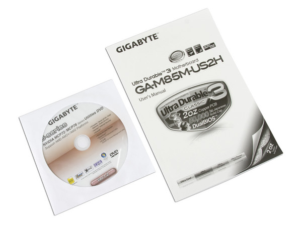 T. Madre Gigabyte  GA-M85M-US2H, ChipSet Nvidia GF 8100,
Soporta: Phenom I y II, Athlon 64X2, Socket AM2+,
Integrado: Video NVIDIA GF 8100, Audio HD, Red,
Memoria: DDR2 1066Mhz, Max.8GB, Diseño MATX,
Ptos: 1xPCIEX16, 1xPCIEX1, 2xPCI