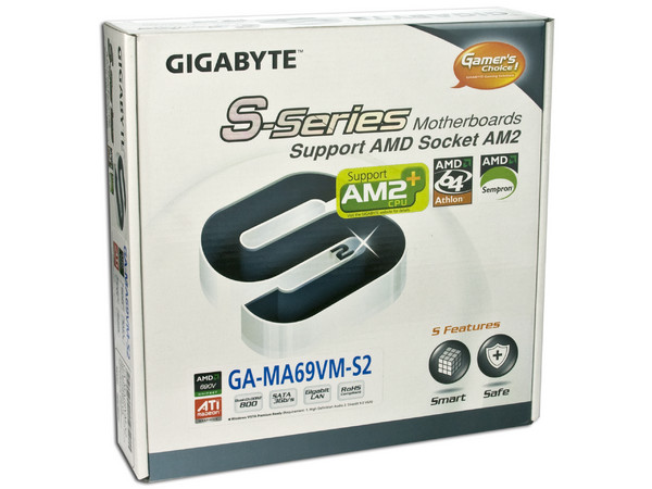 T. Madre Gigabyte GA-MA69VM-S2, ChipSet AMD 690V,
Soporta: Athlon 64/Athlon 64 X2, Socket AM2,
Integrado: Video ATI, Audio HD, Red 10/100,
Memoria: 4x DDR2, Max. 16GB, Diseño MicroATX,
Ptos: 1xPCI-E X16, 1xPCI-E X4, 2xPCI