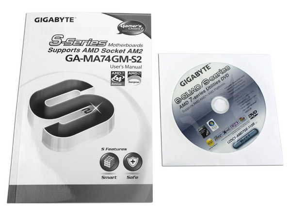 T. Madre Gigabyte GA-MA74GM-S2, ChipSet AMD740G,
Soporta: Phenom, Athlon 64 X2, Socket AM2+,
Integrado: Video ATI 2100, Audio HD, Red,
Memoria: 2x DDR2 800Mhz, Max. 8GB, Micro ATX,
Ptos: 1xPCIEX16, 1xPCIEX1, 2xPCI