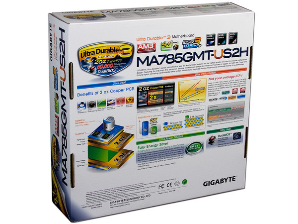 T. Madre Gigabyte GA-MA785GMT-US2H, ChipSet AMD 785G,
Soporta: Phenom II X3 y X4 de Socket AM3,
Integrado: Video Radeon HD4200, Audio HD, Red,
Memoria: DDR3 1800(OC)/1666/1333 MHz,
Diseño mATX, Ptos: 1xPCIEX16, 1xPCI