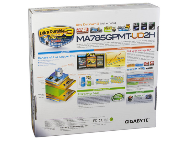 T. Madre Gigabyte GA-MA785GPMT-UD2H, ChipSet AMD 785G,
Soporta: Phenom II X3 y X4 de Socket AM3,
Integrado: Video ATI HD4200, Audio HD, Red,
Memoria: DDR3 1800(OC)/1666MHz,
Diseño mATX, Ptos: 1xPCIEX16, 1xPCIEX1
