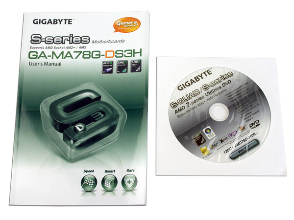 T. Madre Gigabyte GA-MA78G-DS3H, ChipSet AMD780G,
Soporta: Phenom, Athlon 64 X2, Socket AM2+,
Integrado: Video ATI HD3200, Audio HD, Red,
Memoria: 4x DDR2 1066Mhz, Max. 16GB, Diseño ATX,
Ptos: 1xPCIEX16, 1xPCIEX4, 3xPCIEX1, 2xPCI