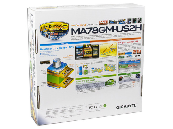 T. Madre Gigabyte GA-MA78GM-US2H, ChipSet AMD 780G,
Soporta: Phenom I y II, Athlon 64X2, Socket AM2+,
Integrado: Video Radeon HD3200, Audio HD, Red,
Memoria: DDR2 1200+/1066Mhz, Max. 16GB, Diseño MATX,
Ptos: 1xPCIEX16, 1xPCIEX1, 2xPCI