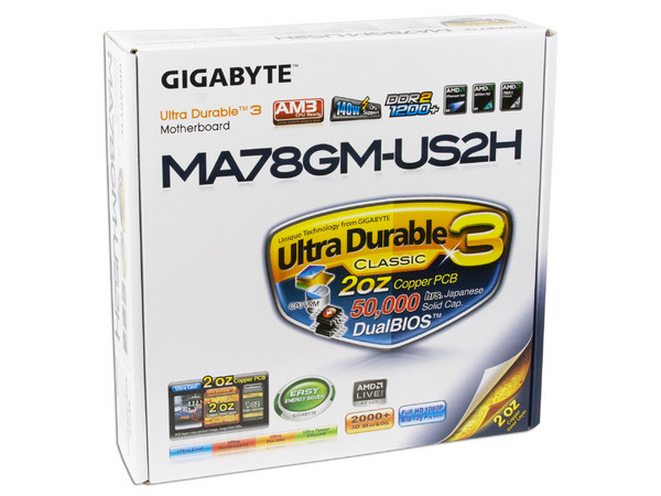 T. Madre Gigabyte GA-MA78GM-US2H, ChipSet AMD 780G,
Soporta: Phenom I y II, Athlon 64X2, Socket AM2+,
Integrado: Video Radeon HD3200, Audio HD, Red,
Memoria: DDR2 1200+/1066Mhz, Max. 16GB, Diseño MATX,
Ptos: 1xPCIEX16, 1xPCIEX1, 2xPCI