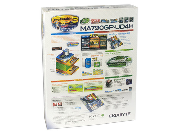 T. Madre Gigabyte GA-MA790GP-UD4H, ChipSet AMD790GX,
Soporta: Phenom I y II, Athlon 64X2, Socket AM2+,
Integrado: Video ATI HD3300, Audio HD, Red,
Memoria: DDR2 1200/1066Mhz, Max. 16GB, Diseño ATX,
Ptos: 2xPCIEX16, 3xPCIEX1, 2xPCI