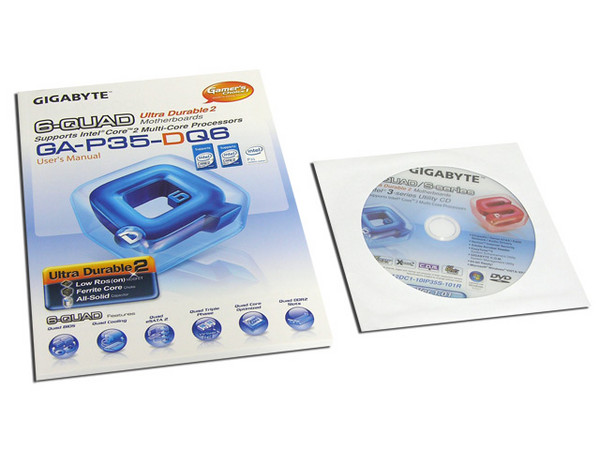 T. Madre GIGABYTE GA-P35-DQ6, ChipSet Intel P35E,
Soporta: Core 2 Quad, Core 2 Duo, 800/1066/1333MHz,
Integrado: Audio 7.1, Red 10/100/1000 LAN,
Memoria: DDR2 1066/800/667, 4 Bancos, 8GB Max,
Diseño: ATX, Ptos: 2xPCEx16, 3xPCEx1, 2 PCI