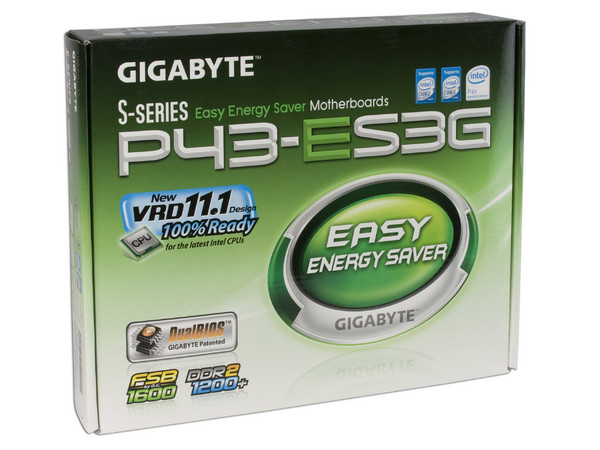 T. Madre Gigabyte P43-ES3G, ChipSet Intel P43 Exp.,
Soporta: Core 2 Quad, Core 2 Duo,1066/1333/1600MHz,
Memoria: DDR2 1200/1066Mhz, 4 Bancos, 16GB Max,
Integrado: Audio HD, Red 10/100/1000 Mbit.
Diseño: ATX, Ptos: 1xPCEx16, 1xPCEx1, 5xPCI  