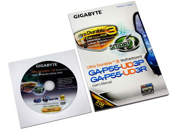 T. Madre Gigabyte GA-P55-UD3P, ChipSet Intel P55 Exp.,
Soporta: Core i7 y Core i5 de Socket 1156,
Integrado: Audio 7.1, Red 10/100/1000,
Memoria: DDR3 2200+/1333/1066MHz, 16GB Max,
ATX, Ptos: 2xPCEx16, 1xPCIEx1, 4xPCI