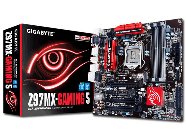 T. Madre Gigabyte GA-Z97MX-GAMING 5, ChipSet Z97,
Soporta: Core i7/i5/i3 de Socket 1150,
Memoria: DDR3 3100(O.C.)/1600/1333, 32GB Max,
Integrado: Audio HD, Red,
USB 3.0 y SATA 3.0,
Micro-ATX, Ptos: 3xPCIEx16, 1xPCIEx1