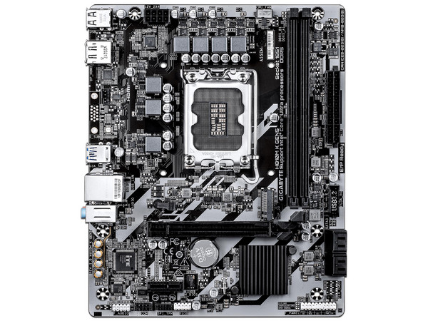 T. Madre Gigabyte H810M K GEN5: 
Chipset Intel H810, 
Segmento: Básico, Socket 1851, 
Soporta: Procesadores Intel Ultra, 
Memoria: DDR5 6400MHz, 128GB Max, 
Integrado: AudioHD, Red, USB, M.2, 
Micro-ATX, Ptos: 1xPCIE5.0x16, 1xPCIE3.0x1.