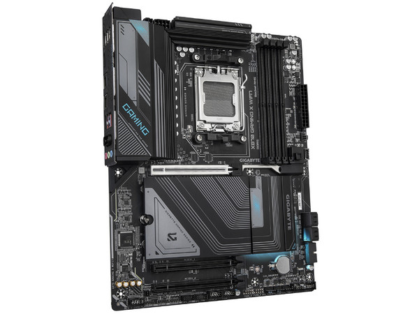 T. Madre GIGABYTE X870 GAMING X WIFI7:
Chipset AMD X870,
Segmento: Alto/Gamer,
Soporta: AMD Ryzen 7ma, 8va y 9na Generación, Socket AM5,
RAM: DDR5 8200/ 6600/ 4400MHz, Máx. 256GB,
AudioHD, Wi-Fi 7, USB 3.2, SATA, M.2,
ATX, 1xPCIE5.0x16, 2xPCIE4.0x16