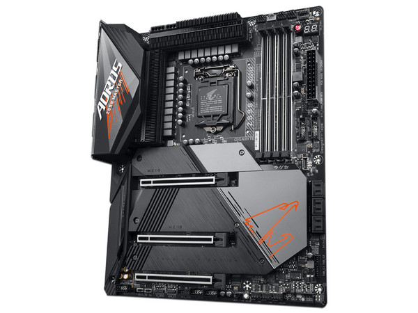 T. Madre GIGABYTE Z590 AORUS MASTER (rev 1.0) Chipset Intel Z590,
Soporta: Intel 10ma y 11va Generación de Socket 1200,
Memoria: DDR4 5400(OC)/3600(OC)/2133 MHz, 128GB Max,
Integrado: Audio, Red, USB 3.0 y SATA 3.0, M.2,
ATX, Ptos: 2xPCIEx16, 1xPCIEx