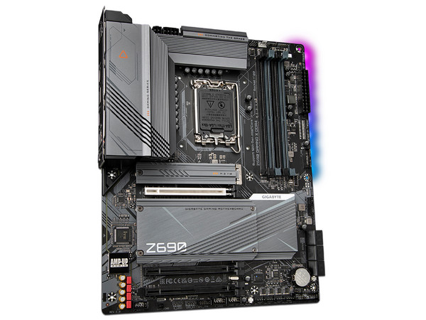 T. Madre Gigabyte Z690 GAMING X DDR4, Chipset Z690,
Soporta: Intel Core i9/i7/i5 12va. Generación, Socket 1700,
Memoria DDR4 5333(O.C.)/3800(O.C.)/2133 MHz, 128GB Máx,
Integrado: Audio HD, USB 3.2, SATA 3.0, M.2,
ATX, Ptos: 1xPCIE5.0x16, 2xPCIE3.0x16