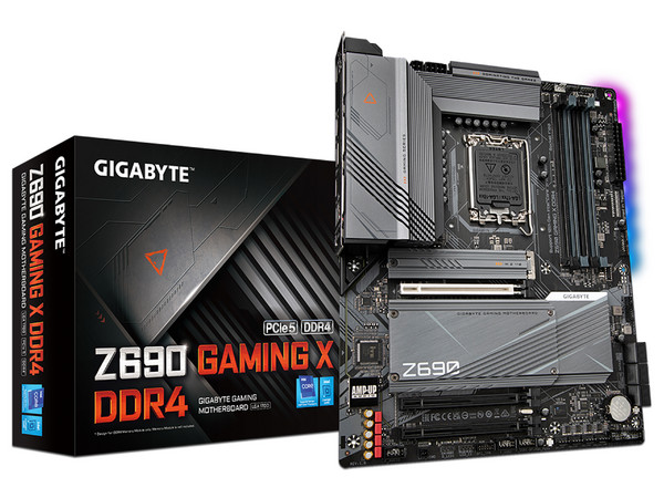 T. Madre Gigabyte Z690 GAMING X DDR4, Chipset Z690,
Soporta: Intel Core i9/i7/i5 12va. Generación, Socket 1700,
Memoria DDR4 5333(O.C.)/3800(O.C.)/2133 MHz, 128GB Máx,
Integrado: Audio HD, USB 3.2, SATA 3.0, M.2,
ATX, Ptos: 1xPCIE5.0x16, 2xPCIE3.0x16