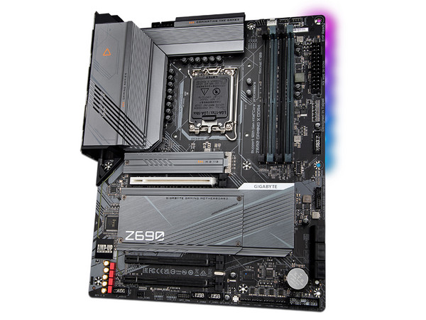 T. Madre Gigabyte Z690 GAMING X DDR4, Chipset Z690,
Soporta: Intel Core i9/i7/i5 12va. Generación, Socket 1700,
Memoria DDR4 5333(O.C.)/3800(O.C.)/2133 MHz, 128GB Máx,
Integrado: Audio HD, USB 3.2, SATA 3.0, M.2,
ATX, Ptos: 1xPCIE5.0x16, 2xPCIE3.0x16