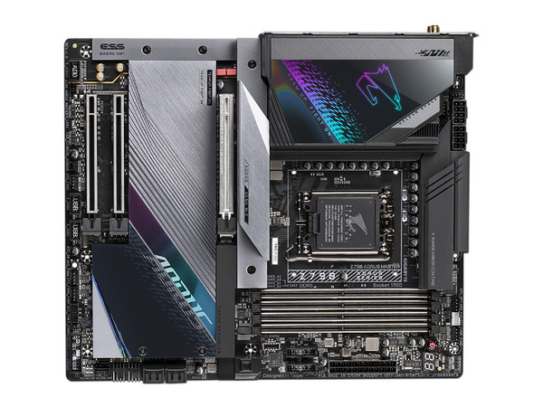 T. Madre Gigabyte Z790 AORUS Master, Chipset Intel Z790,
Soporta: Intel 13va y 12va Generación de Socket 1700,
Memoria: DDR5 8000/6800/4800 MHz, 128GB Max,
Integrado:Audio HD, Red, USB 3.2, SATA 3.0, M.2 Nvme,
ATX, Ptos: 1xPCIE5.0x16, 2xPCIE3.0x16.