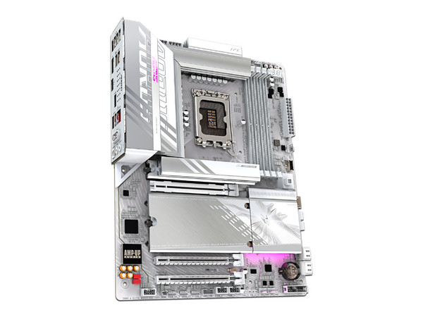 T. Madre GIGABYTE Z890 AORUS ELITE ICE,
Chipset Z890,
Segmento: Alto/Gamer,
Soporta  Intel Core Ultra, Socket 1851, 
Memoria: DDR5 9200/ 7400/ 6400 Mhz, 256GB Max,
Integrado: Audio HD, Wi-Fi 7, USB 3.2, SATA 3.0, M.2, 
ATX, PCIe 5.0