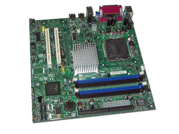 T. Madre Intel D915GVWB, ChipSet Intel 915GV,
Soporta: Intel LGA775 de 800MHz,
Integrado: Audio, Video Intel Accelerator 900,
Memoria: DDR 333/400 Mhz, 4 Bancos, 4GB Max,
Diseño: Micro ATX, Ptos:1x PCI Express x1,
2 x PCI Convencionales.