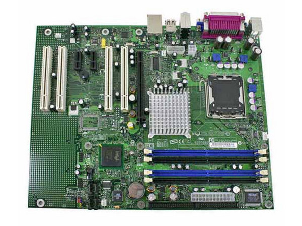 T. Madre Intel D915PCYL, ChipSet Intel 915P,
Soporta: Intel LGA775 de 533/800MHz,
Integrado: Audio Intel High Definition, Red,
Memoria: DDR2 533/400, 4 Bancos, 4GB Max,
Diseño: ATX, Ptos: 1 x PCI Express x16;
2x PCI Express x1; 4 x PCI slots