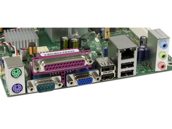 T. Madre Intel Mini-ITX D945GCLF, OEM (sin caja),
Procesador Integrado Intel Atom 230,
Integrado: Audio, Red, Video GMA 950,
Memoria: DDR2 667/533, 1 Banco, 2GBMax,
Ptos: 1xPCI