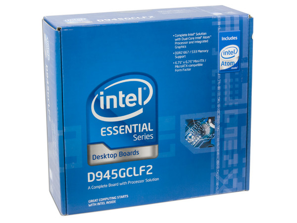 T. Madre Intel Mini-ITX D945GCLF2,
Procesador Integrado Intel Atom 330,
Integrado: Audio, Red, Video GMA 950,
Memoria: DDR2 667/533, 1 Banco, 2GBMax,
Ptos: 1xPCI, Compatible con Gabinetes mATX.