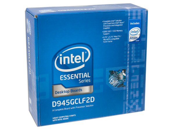 T. Madre Intel Mini-ITX D945GCLF2D,
Procesador Integrado Intel Atom 330,
Integrado: Audio, Red, Video GMA 950,
Memoria: DDR2 667/533, 1 Banco, 2GBMax,
Ptos: 1xPCI, Compatible con Gabinetes mATX.